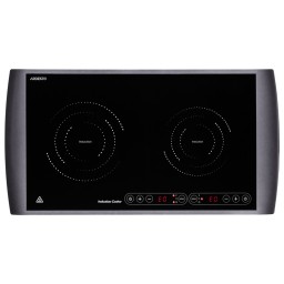 ARDESTO ჩასაშენებელი ელექტრო ზედაპირი ICS-B217 electric cooking plate with two hob eyes with total power of 2900 W, touch control-JUSTSHOP.GE-ზე