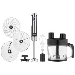 Ardesto ბლენდერი blender submersible, 1000W, 7in1, bowl-2000ml, black-silver-JUSTSHOP.GE-ზე