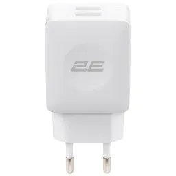 Wall Charge 2Е Wall for 2 USB - DC5.0V/4.2 A, white-JUSTSHOP.GE-ზე