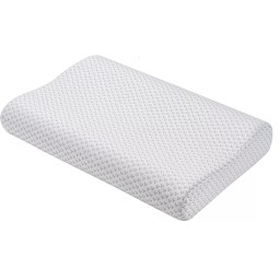 Ardesto Contour pillow Sleepwell, 60х40х11/9cm, aircell memory foam, white-JUSTSHOP.GE-ზე