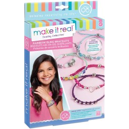 Make It Real Rainbow Bling Bracelets-JUSTSHOP.GE-ზე