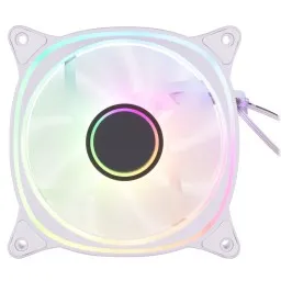 2E GAMING Case Fan Air Cool X Fan ACF120XB-ARGB, 120mm, 1200rpm, 3pin, 3pin +5VARGB, 20,4dBa, white-JUSTSHOP.GE-ზე