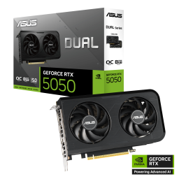 ASUS ვიდეობარათი Graphic Card GeForce RTX 5050 8GB GDDR6 OC DUAL-RTX5050-O8G-JUSTSHOP.GE-ზე