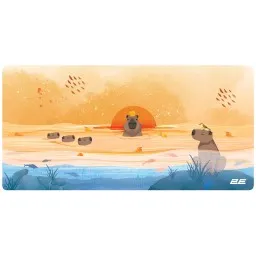 2E მაუს პადი Mouse Pad CAPYBARRA, L(800x400x2mm), yellow-JUSTSHOP.GE-ზე