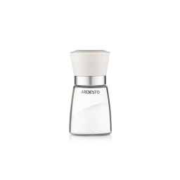 Ardesto Salt and Pepper Mill Gemini, 180ml, glass, plastic, transparent, beige-JUSTSHOP.GE-ზე
