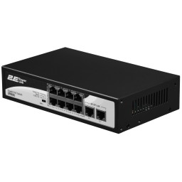 2E PowerLink Switch SP802G 10xGE (8xPoE, 2xUplink), 120W, Unmanaged-JUSTSHOP.GE-ზე
