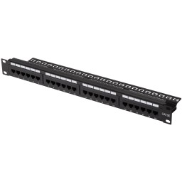 2E პაჩპანელი patch panel UTP cat 5e 24port-JUSTSHOP.GE-ზე