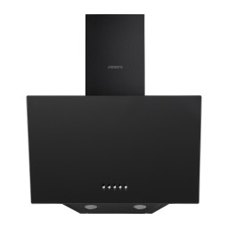 Ardesto გამწოვი Hood Inclined hood, 50cm, 450m3h, glass, 2х1W LED, button, black-JUSTSHOP.GE-ზე