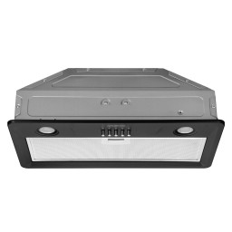 Ardesto ჩასაშენებელი გამწოვი Hood integrated, 52cm, 450m3h, metal, 2х1W LED, button, black