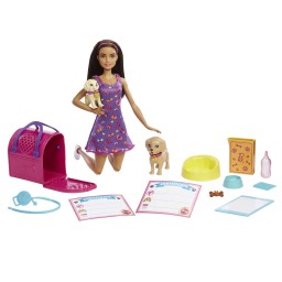 MATTEL Barbie Adopt-a-Pup Playset - Latina