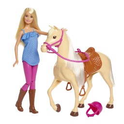 MATTEL Barbie Doll & Horse