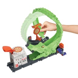 Mattel HW City Nemesis Gator Pizza Shop
