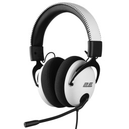 2E GAMING ყურსასმენი Headset HG310 V2, mini-jack, 1.5m, white-JUSTSHOP.GE-ზე