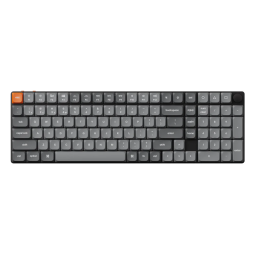 მექანიკური კლავიატურა Mechanical keyboard Keychron K17 Max 84 keys, Gateron Red, WL/BT/USB-A, RGB, black