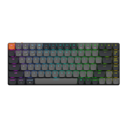 მექანიკური კლავიატურა Mechanical keyboard Keychron K3 V3 84 keys, K Red, BT/USB-A, RGB, black-JUSTSHOP.GE-ზე