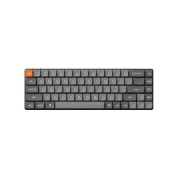 მექანიკური კლავიატურა Mechanical keyboard Keychron K7 Max 84 keys, Gateron Red, WL/BT/USB-A, RGB, black-JUSTSHOP.GE-ზე