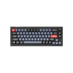 მექანიკური კლავიატურა Mechanical keyboard Keychron V2 84 keys, K Brown, Hot-Swap, WL/BT/USB-A, RGB, black-JUSTSHOP.GE-ზე