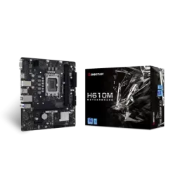 დედადაფა LGA 1700 Biostar Mainboard, H610MHC 2.0 Socket DDR4, uATX, GbE-JUSTSHOP.GE-ზე