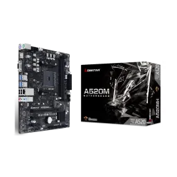 დედადაფა Socket A Biostar,AMD A520, AM4, uATX, GbE LAN DDR4-JUSTSHOP.GE-ზე