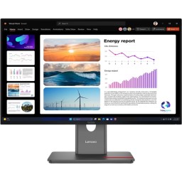 მონიტორი Lenovo ThinkVision P24Q-40 23.8“ IPS 2560x1440 300 cd m² 4ms 120Hz Raven Black-JUSTSHOP.GE-ზე