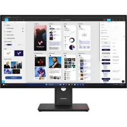 მონიტორი Lenovo ThinkVision T32UD-40 31.5 3840x2160 350 cd m² 4 ms 60Hz Eclipse Black-JUSTSHOP.GE-ზე
