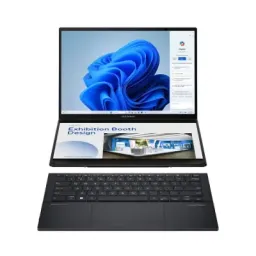 ნოუთბუქი Asustek Zenbook DUO (2025) EVO 14'' OLED U9 Ultra 9 285H 32GB 1TB SSD Intel graphics WIN 11 HOME GREY