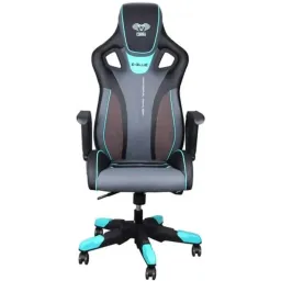 გეიმინგ სკამი E-Blue Gaming Chair - Blue Gray (EEC313BLAA-IA GC8106-313 BLUE)-JUSTSHOP.GE-ზე