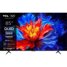 ტელევიზორი QLED TCL TV 85(215cm) 85P8K 4K Google 120Hz(VRR 144Hz DLG244Hz) HDR10+ 2.1CH 2x10W+15W BT5.2 Wi-Fi 2.4+5GHz DVB-T T2 C S S2 2x15W Airplay2 600x400