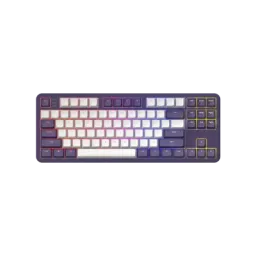 კლავიატურა Dark Project ALU87 Violet - Mechanical Gaming Keyboard (ANSI)-JUSTSHOP.GE-ზე
