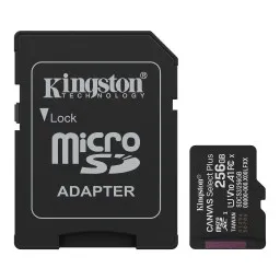 მეხსიერების ბარათი Kingston Canvas Select Plus microSD memory card With Android A1 performance class 256GB-JUSTSHOP.GE-ზე