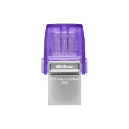USB ფლეშ მეხსიერება Flash Drive 256GB Kingston DataTraveler microDuo 3C 200MB s dual USB-A + USB-C (DTDUO3CG3 256GB)-JUSTSHOP.GE-ზე