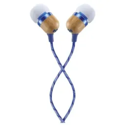 ყურსასმენი House of Marley EM-JE041-DNB Smile Jamaica In-Ear Headphones With Remote And Microphone DENIM