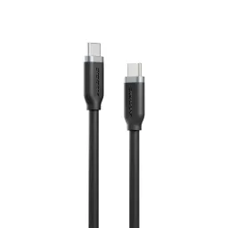 დამტენი კაბელი X122 Benefit silicone charging data cable Type-C(packaged) Black-JUSTSHOP.GE-ზე