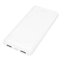პორტატული დამტენი Hoco J153 Stability power bank(10000mAh) white-JUSTSHOP.GE-ზე