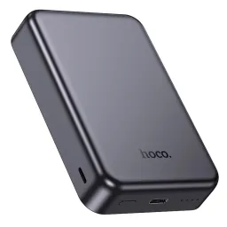 პორტატული დამტენი HocoJ160A Original magnetic power bank(10000mAh) metal grey-JUSTSHOP.GE-ზე