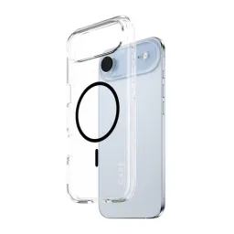 ტელეფონის ქეისი CARE by PanzerGlass Flagship Transparent w. Black MagSafe iPhone 17 Air