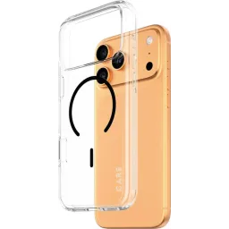 ტელეფონის ქეისი CARE by PanzerGlass Flagship Transparent w. Black MagSafe iPhone 17 Pro Max