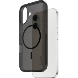ტელეფონის ქეისი CARE by PanzerGlass Flagship Urban Explorer Smokey w. Black MagSafe iPhone 17