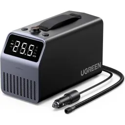 მანქანის კომპრესორი UGREEN ET723 (35976) PRO, Portable Tire Inflator, Grey/Black