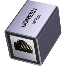 LAN გადასაბმელი UGREEN NW261 (15117), 10Gbps, Ethernet Coupler, Space Gray-JUSTSHOP.GE-ზე
