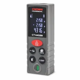 CROWN CT44028-ლაზერული მანძილმზომი 40m-JUSTSHOP.GE-ზე