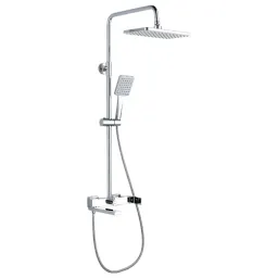 Kettler Premium-23254 საშხაპე ძელის კომპლექტი შემრევით (premium) chrome-JUSTSHOP.GE-ზე