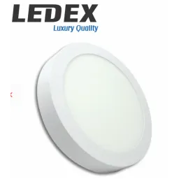 LEDEX LED Slim Panel Light Surface (Round) 12w 6500K