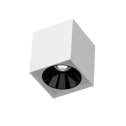 LINUS LED ჭერის სანათი თეთრი/შავი რეფ. (SQUARE) 9W 4000K-JUSTSHOP.GE-ზე