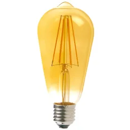 LINUS LN-5485 FILAMENT ნათურა E27 8W 2200K 800LM AMBER DIMMABLE-JUSTSHOP.GE-ზე