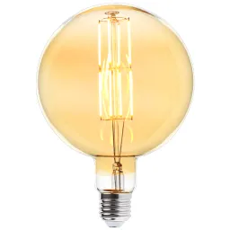 LINUS LN-5782 FILAMENT ნათურა E27 8W 2200K 600LM AMBER-JUSTSHOP.GE-ზე