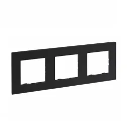 LEGRAND 768373-სამიანი ჩარჩო (შავი)-JUSTSHOP.GE-ზე