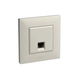 LEGRAND 768429-ტელეფონის როზეტი RJ11 (ბეჟი)-JUSTSHOP.GE-ზე