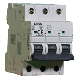 LINUS- 8931 ავტომატური ამორთველები 3P 25A 6KA-JUSTSHOP.GE-ზე