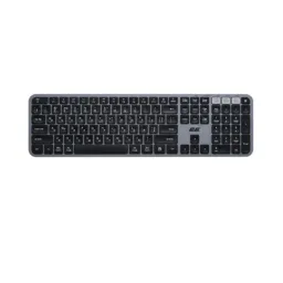 მემბრანული კლავიატურა 2E Keyboard membrane KS240 110key, WL/BT, EN/UK, grey-black-JUSTSHOP.GE-ზე